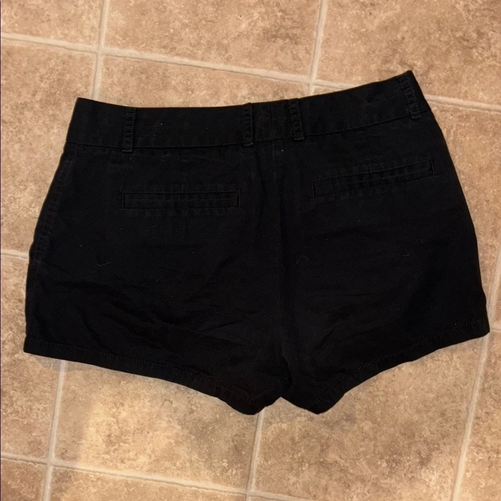 J. Crew Black chino Shorts 100% cotton size 4